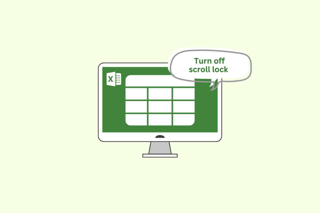 How to Turn Off Scroll Lock in Excel TechCult