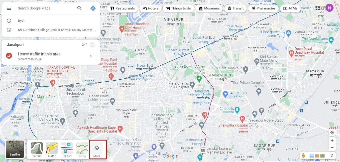 How to Remove Labels from Google Maps Map View TechCult