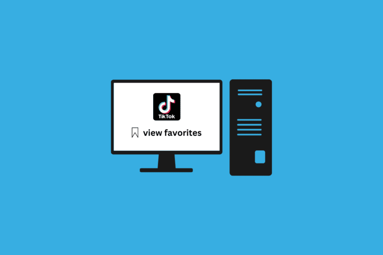 How to View Favorites on TikTok PC TechCult(023)