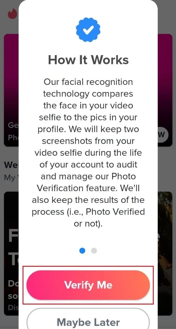 Fix Tinder Verification Not Working TechCult