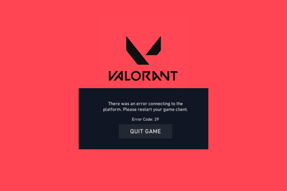 Fix Valorant Error Code 29 TechCult