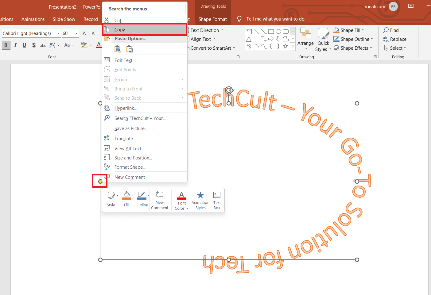 How to Curve Text in Google Slides TechCult
