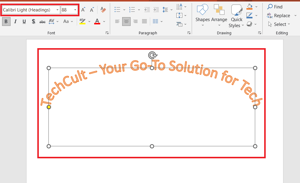 How to Curve Text in Google Slides TechCult