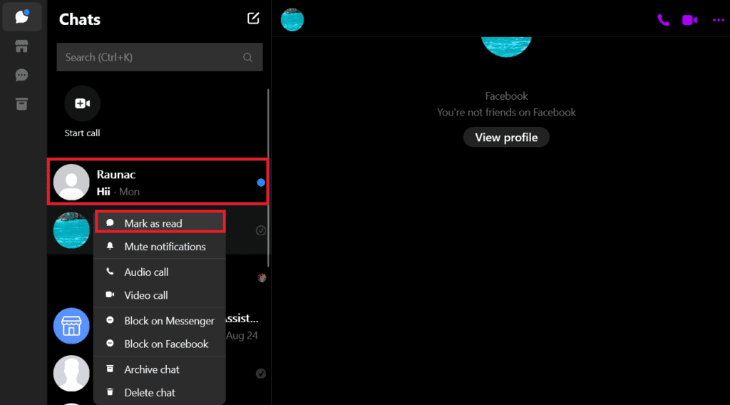 How to Mark All Messages as Read on Messenger on Android TechCult