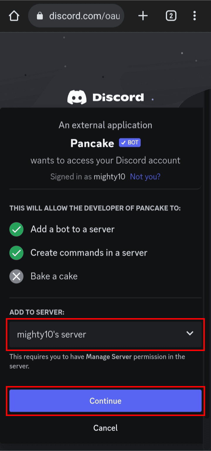 How to Add the Pancake Bot on Discord TechCult
