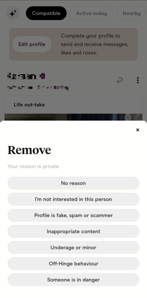 How to Block Someone on Hinge TechCult