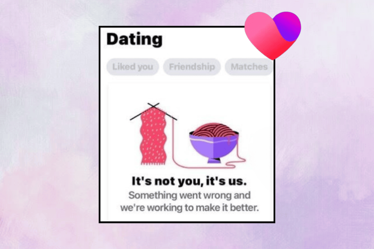 How to Fix It's Not You It's Us on Facebook Dating TechCult