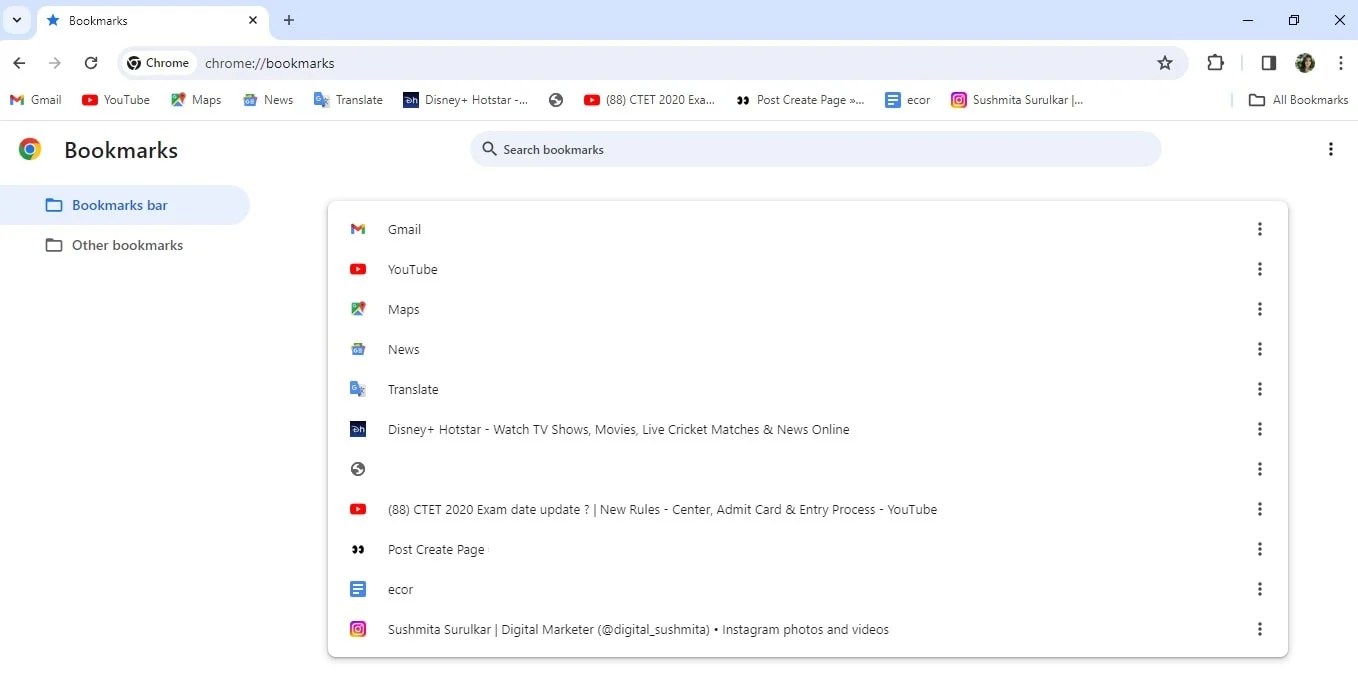 How to Fix Chrome Bookmarks Bar Disappeared or Not Showing Up TechCult