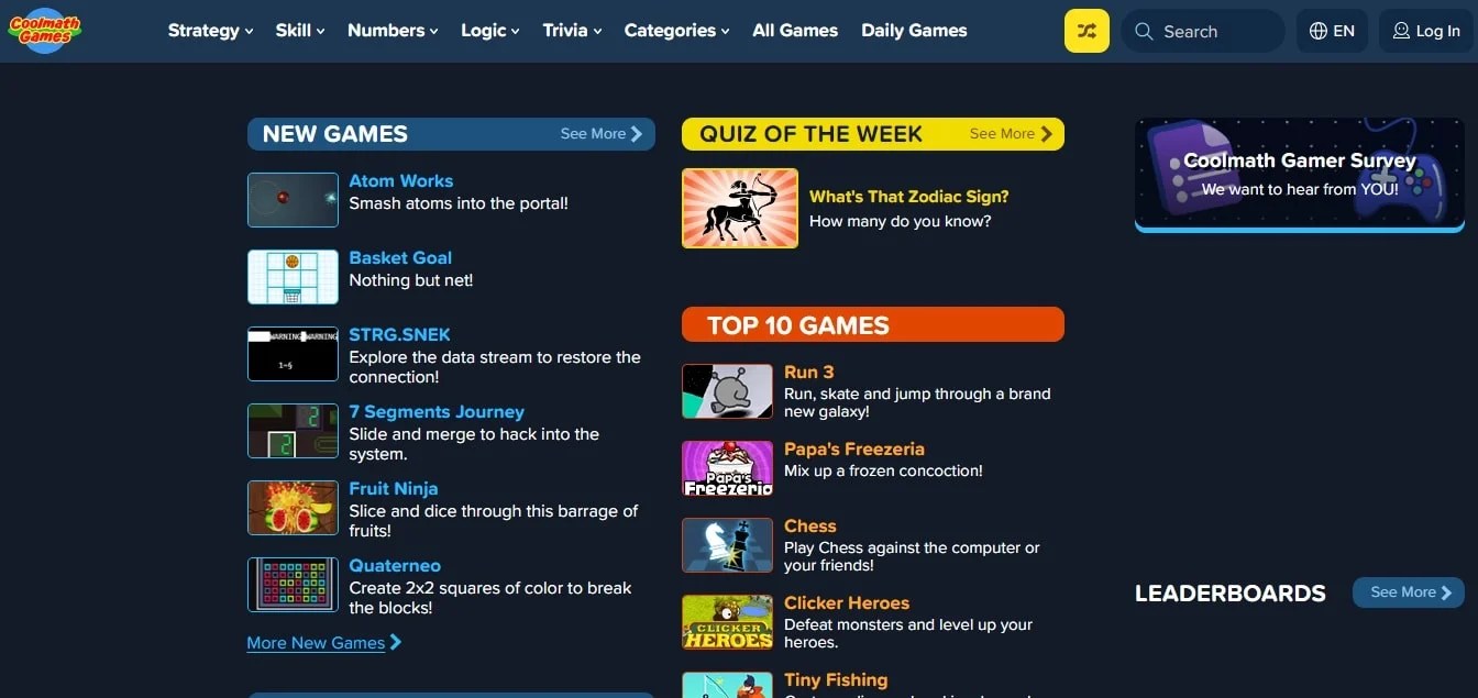 Top 19 Game Sites Not Blocked by School (2024) TechCult