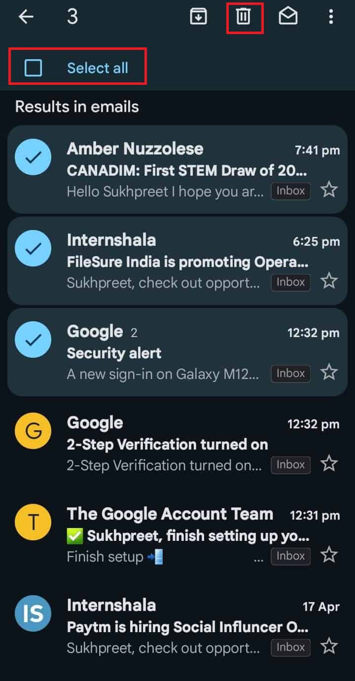How to Delete All Unread Emails in Gmail on Android TechCult