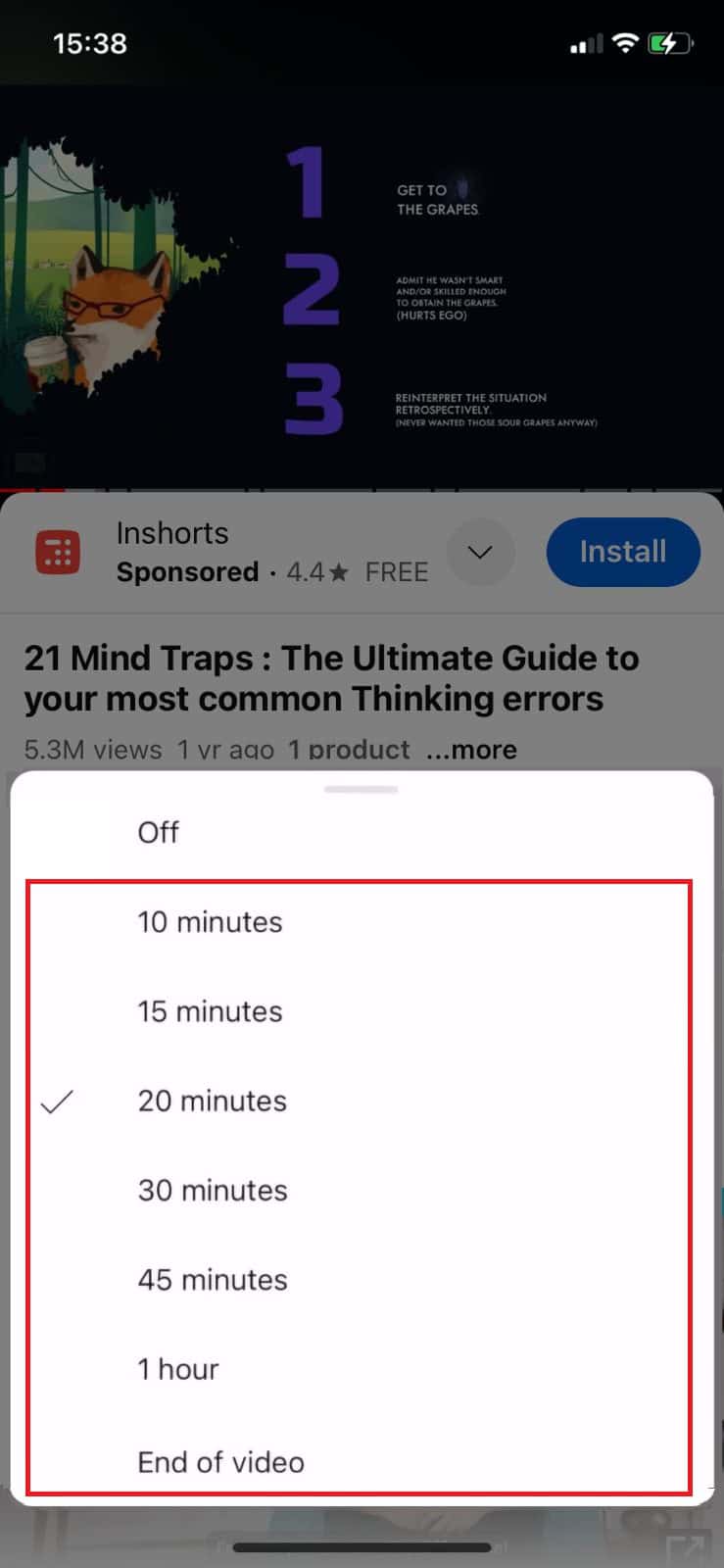 How to Set Sleep Timer in YouTube TechCult