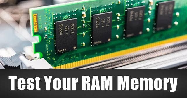 How to Test RAM Using Windows Memory Diagnostic Tool