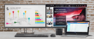 How to move full-screen program to second monitor