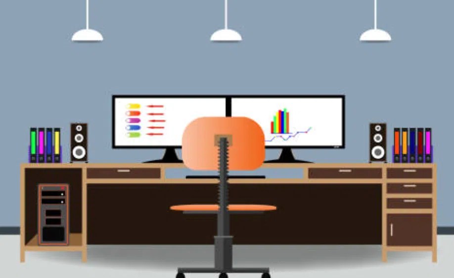 Set up Two Monitors to Double the Screen Space with Video Cable