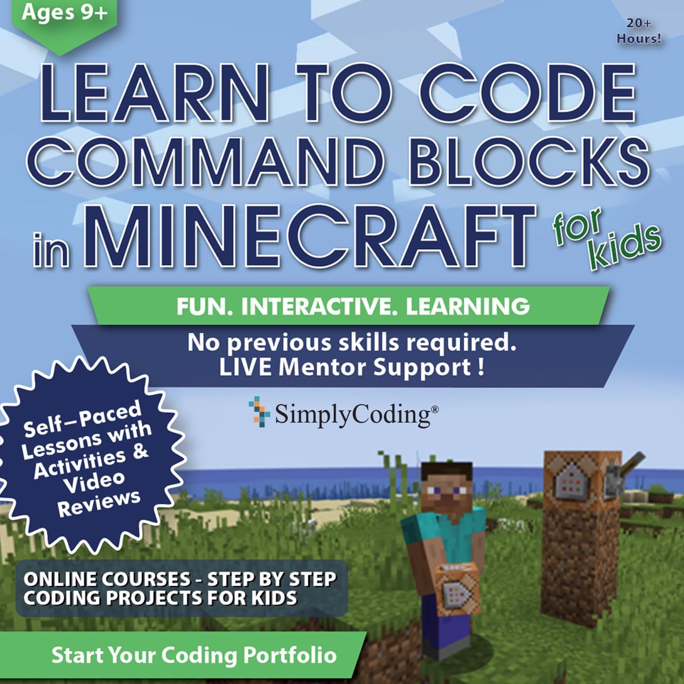 Coding for Kids Learn to Code Minecraft Command Blocks Review Tech D