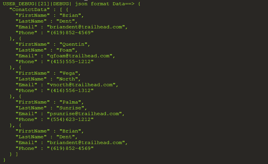 JSON Generator Apex Salesforce Techdicer