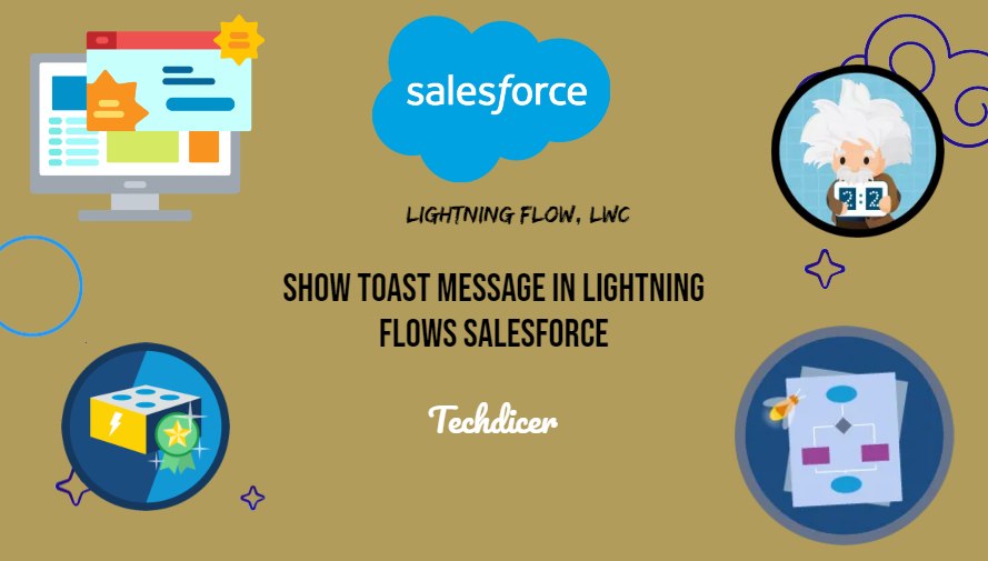 Show Toast Message in Lightning Flows Salesforce Techdicer