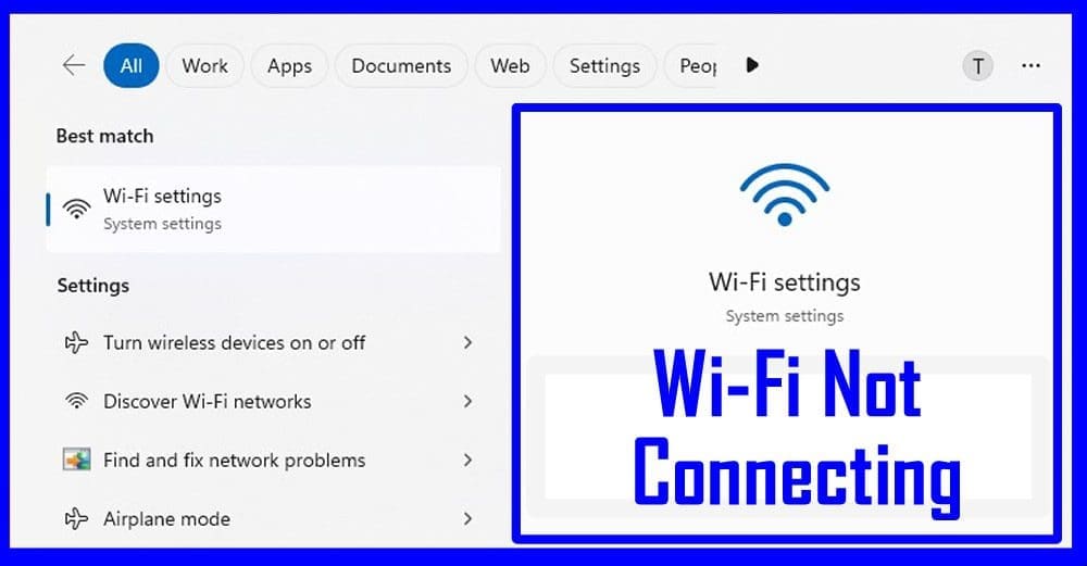 How to fix WiFi not connecting on Windows