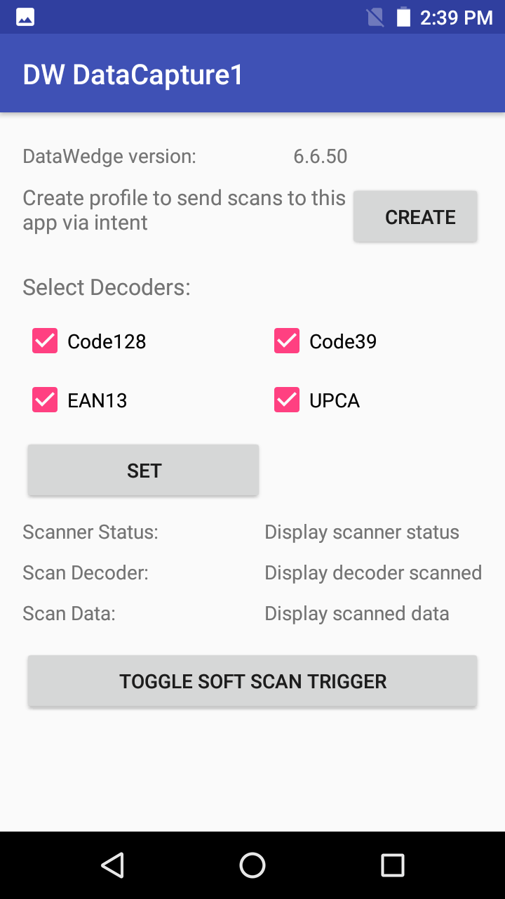 DataWedge Samples Zebra Technologies TechDocs