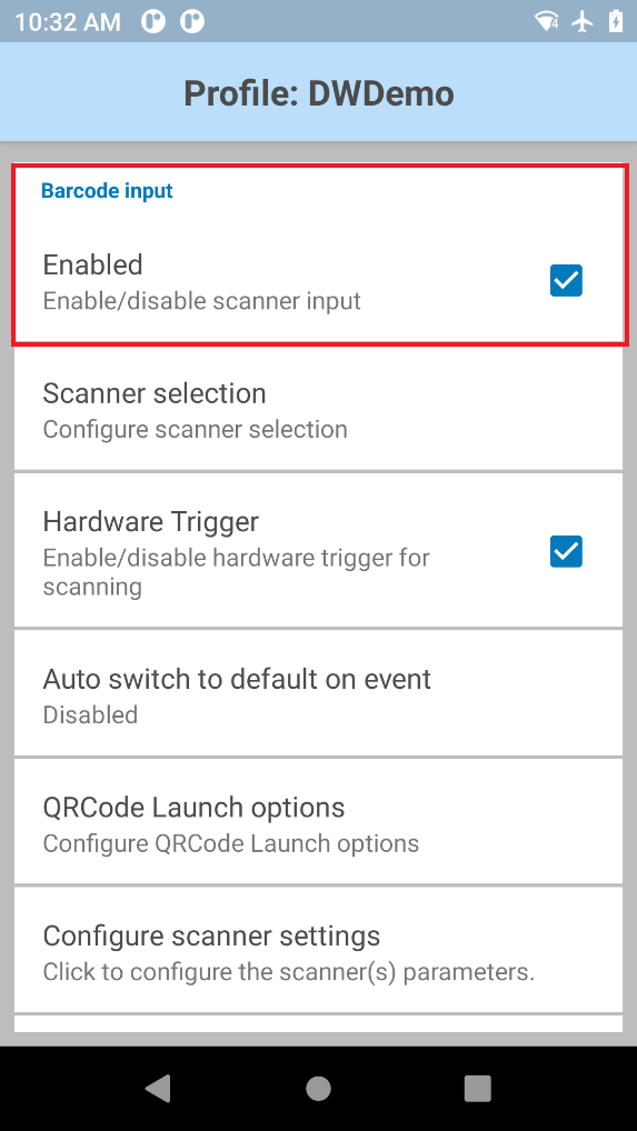 Barcode Input Zebra Technologies TechDocs