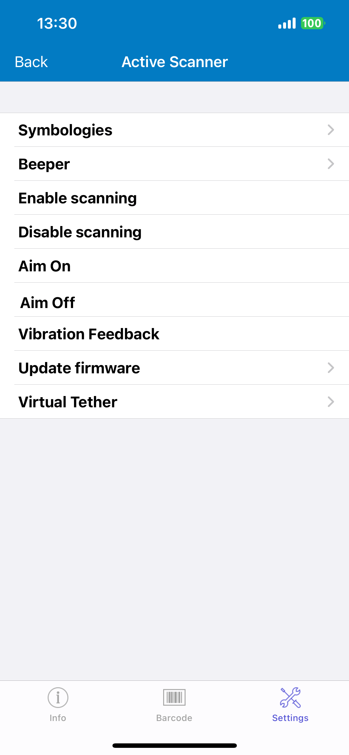 Scanner SDK for iOS Setup Zebra Technologies