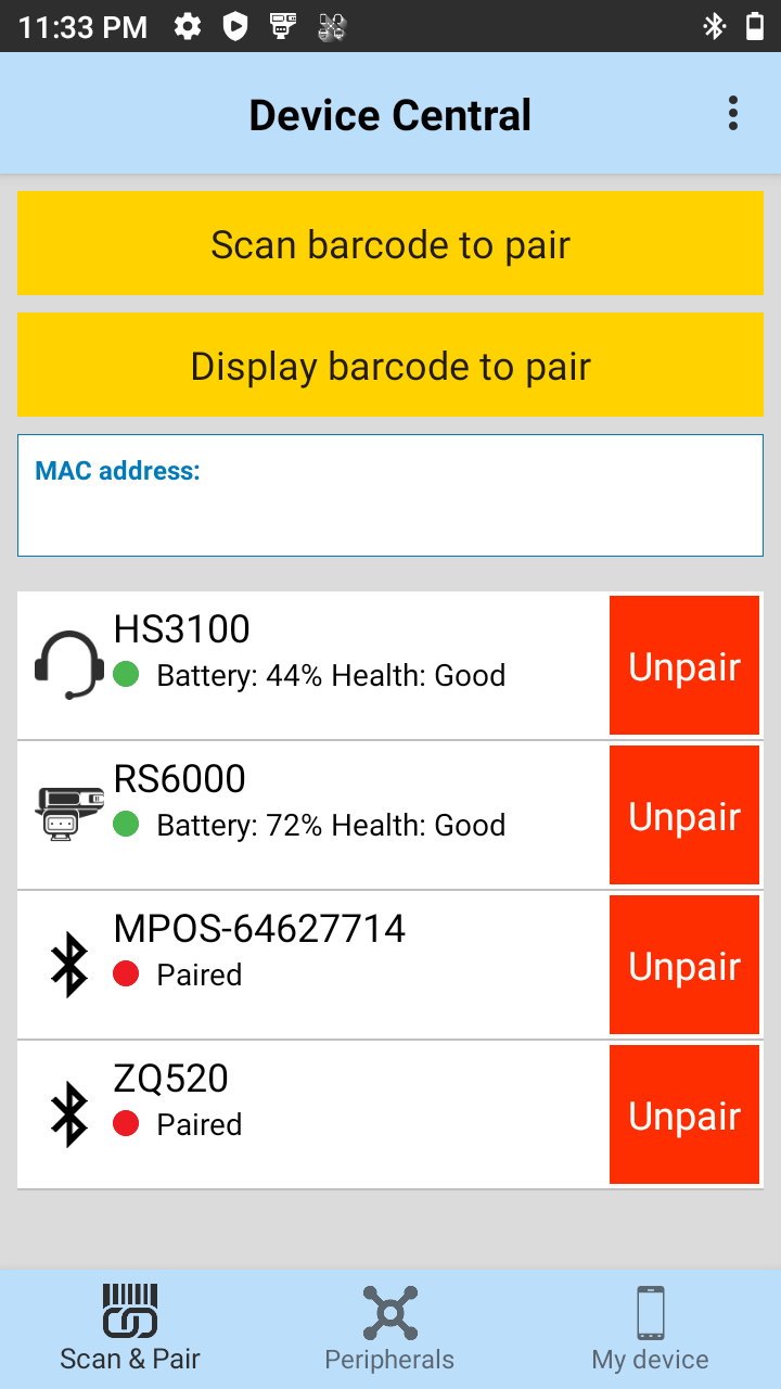 Using Device Central Zebra Technologies TechDocs
