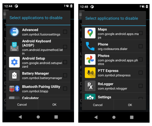Zebra EHS Advanced Settings - Zebra Technologies TechDocs