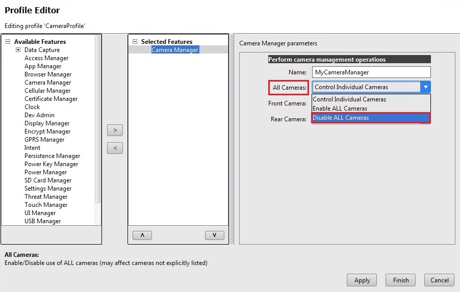 Using Camera Manager Zebra Technologies Techdocs