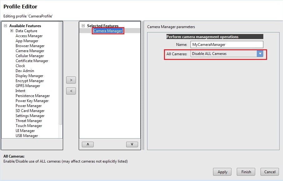 Using Camera Manager Zebra Technologies Techdocs