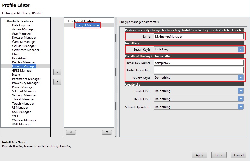 Creating Encrypted File System (EFS) using Encrypt Manager TechDocs