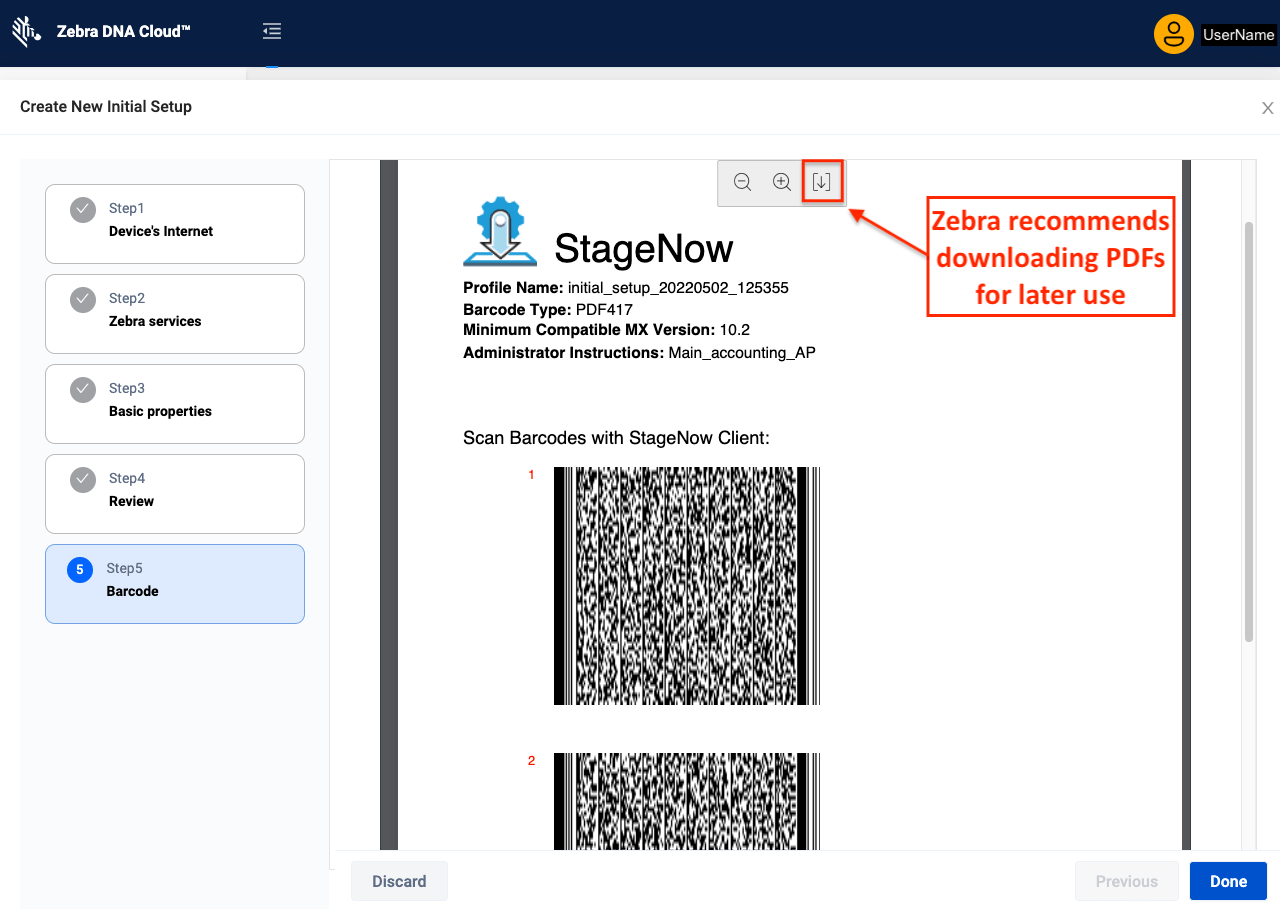 Zebra DNA Cloud Setup TechDocs