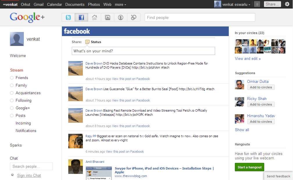 How to Access Your Twitter and Facebook Updates on Google+