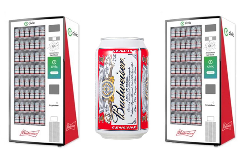 Civic Launches World's First Beer Crypto Vending Machine TechDrive