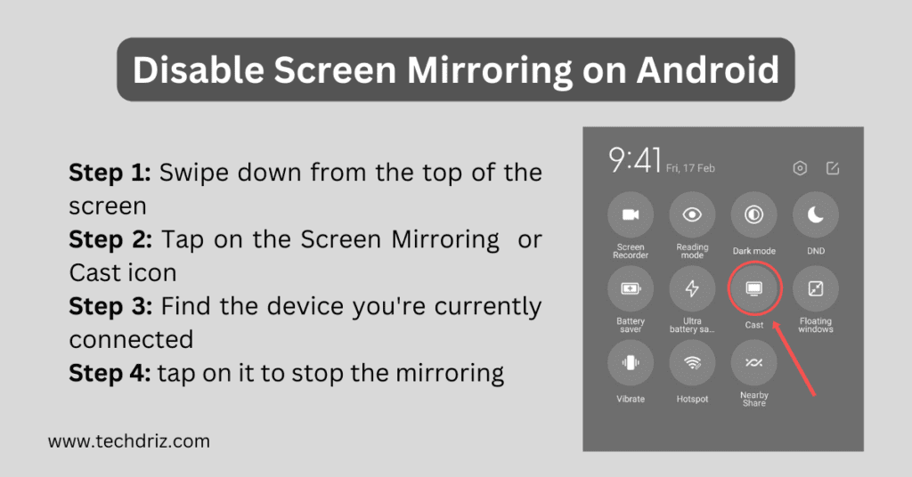 How to Disable Screen Mirroring on iPhone, Android, Windows and Mac?