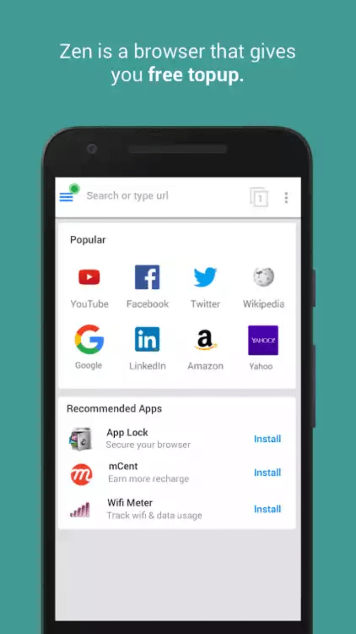 Zen Browser (Free Recharge ) TechDroid PH