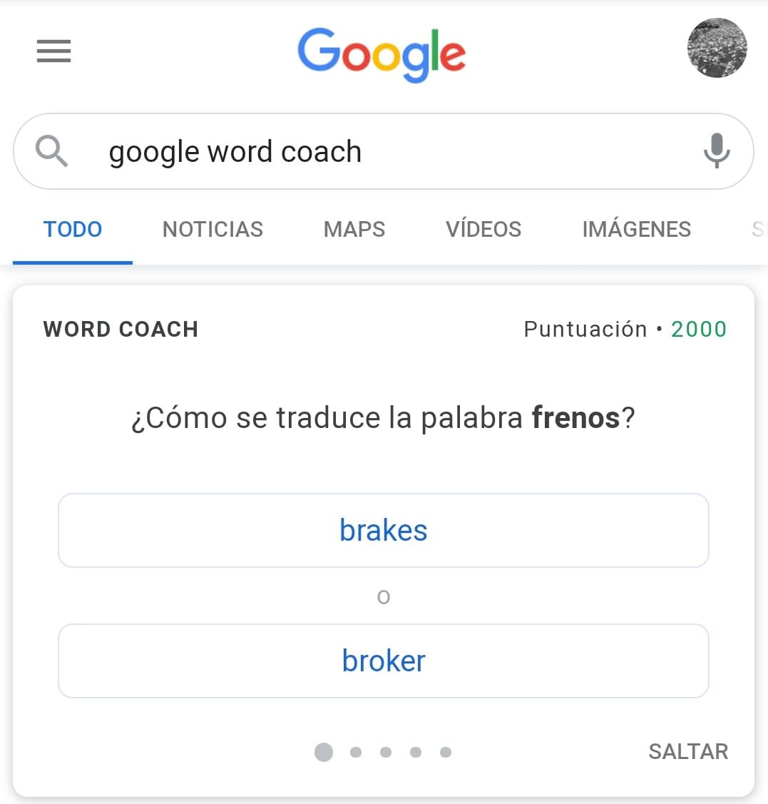 Google Word Coach, qué es y cómo usarlo para aprender inglés