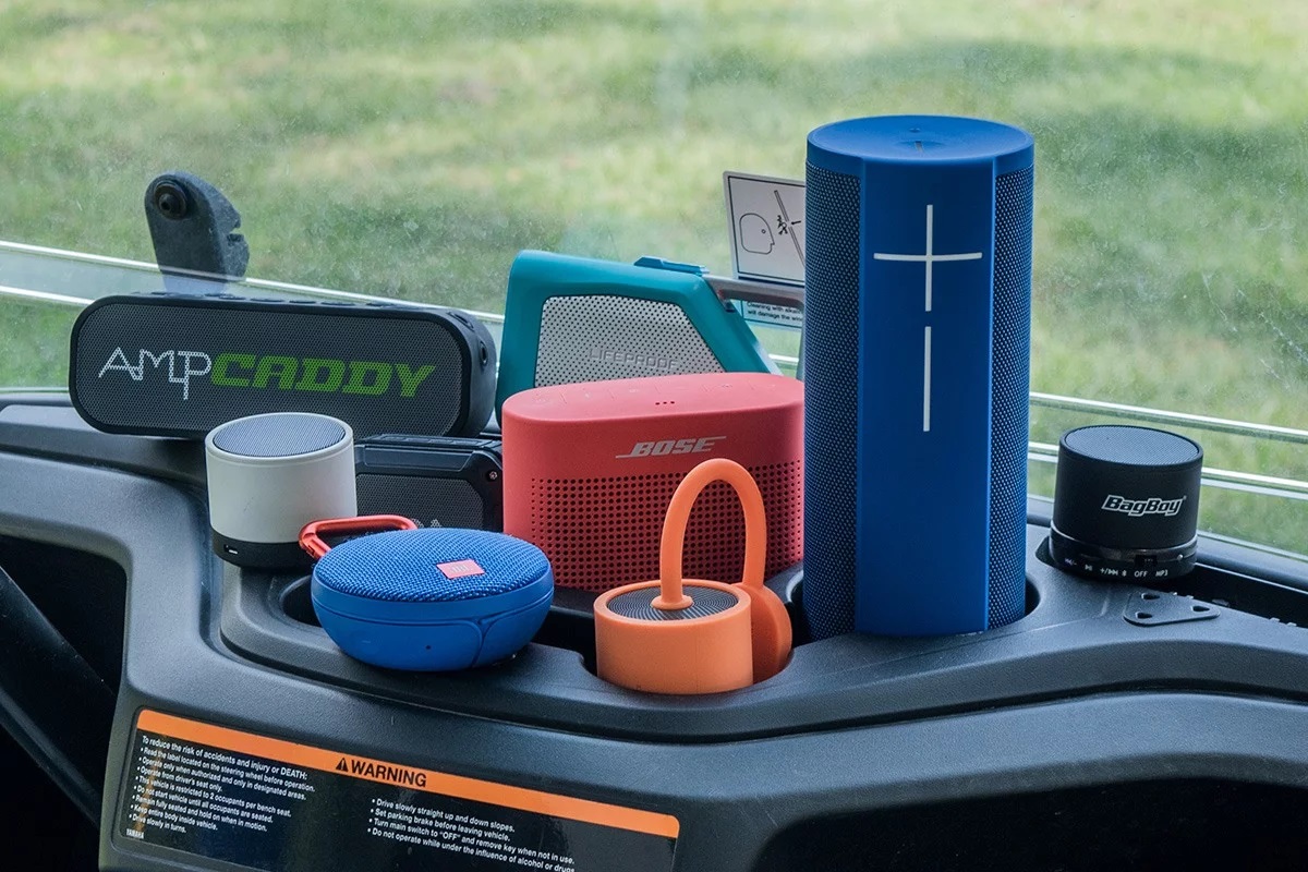 Listen to Music While Playing Bluetooth Speaker for Golf Carts Tech