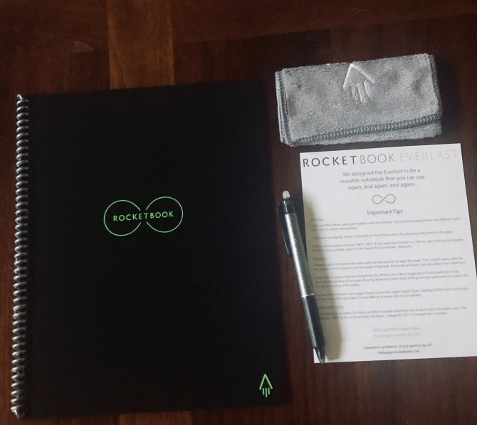Handwriting goes hightech with Rocketbook's Everlast reusable notebook