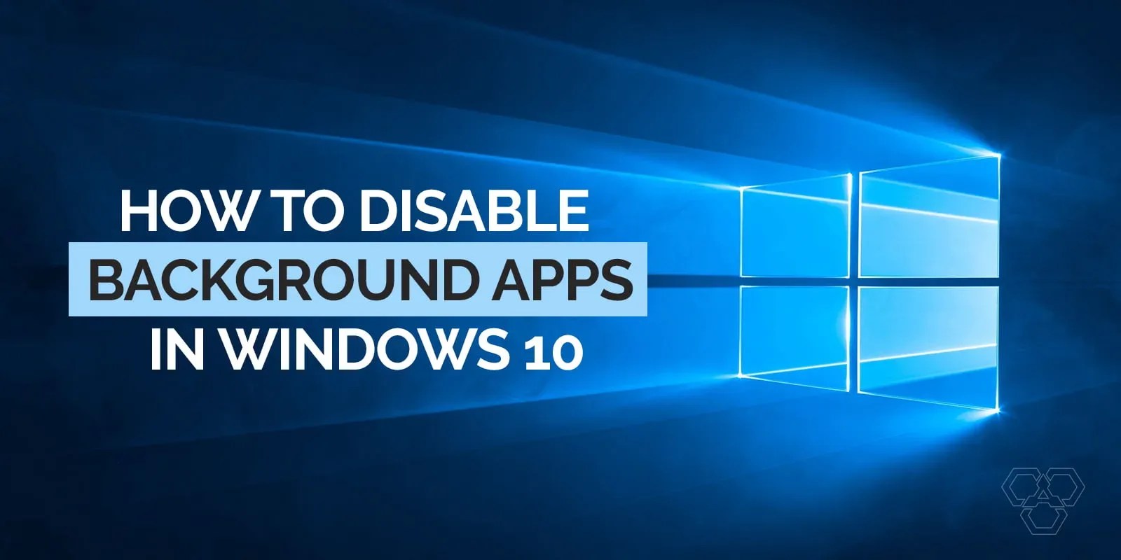 How to disable background apps in Windows 10 TechEngage