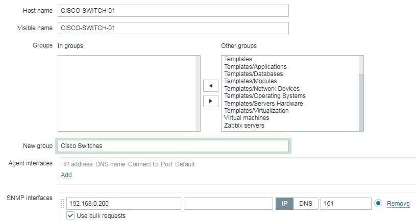 Tutorial Zabbix Monitor Cisco Switch using SNMP [ Step by Step ]