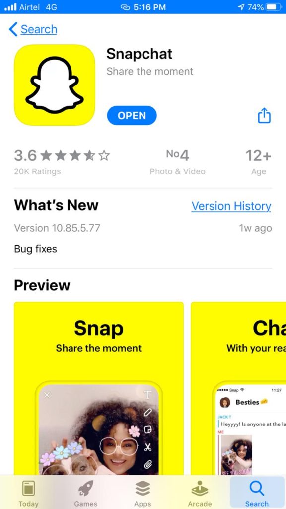 Fix Failed to send snaps Techfilx