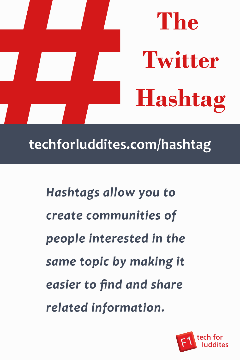 The Twitter Hashtag What Is It and How Do You Use It? Tech for Luddites