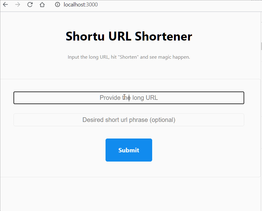 Shorten URL with Express and AlpineJS Techformist