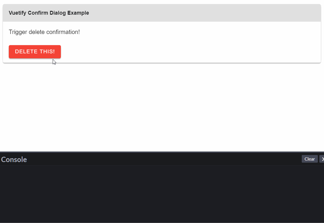 Reusable Confirmation Dialog in Vuetify Techformist