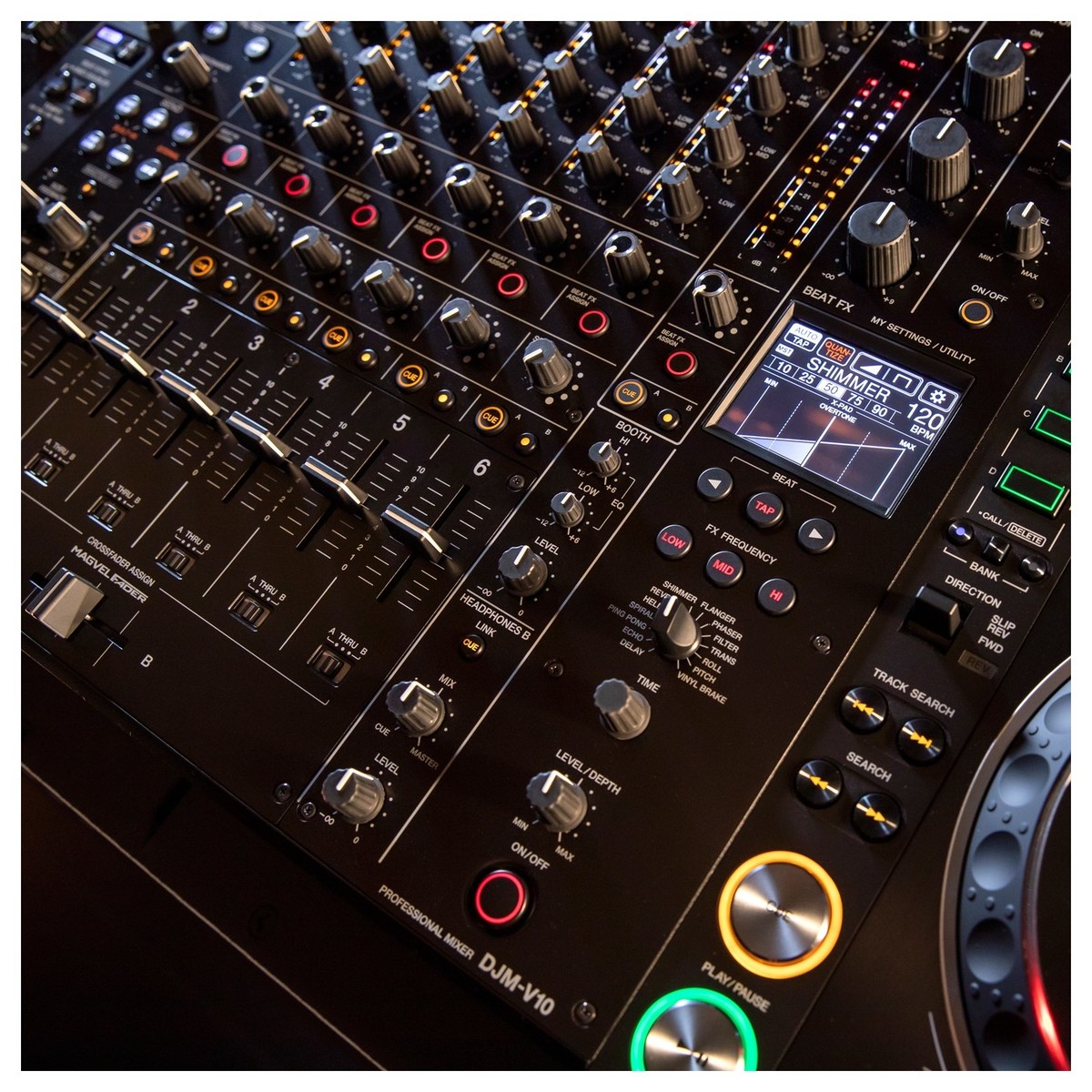 Pioneer DJMV10 6channel professional DJ mixer 0 Finance Available