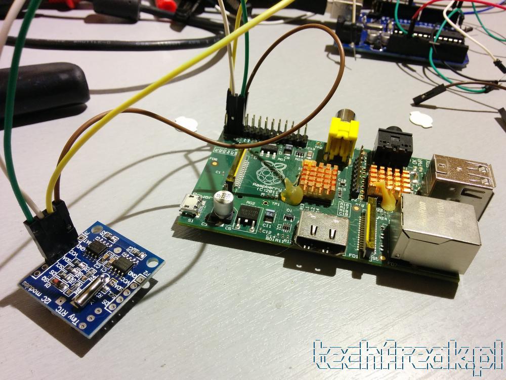 Raspberry Pi RTC DS1307 + nettemp techfreak