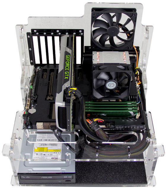 For Those Who Like Their PCs Naked Puget Test Bench EATX