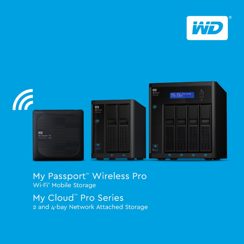 Western Digital Announces New WD Pro Series Wireless Hard Drive and NAS