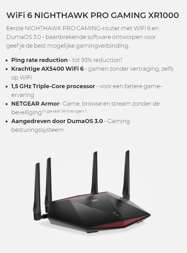 Netgear Nighthawk XR1000 review TechGaming Gamingrouter