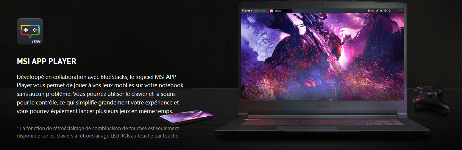 TECHGATE PC PORTABLE GAMING MSI GF63 THIN I7 11E GEN 8GO GTX 1650